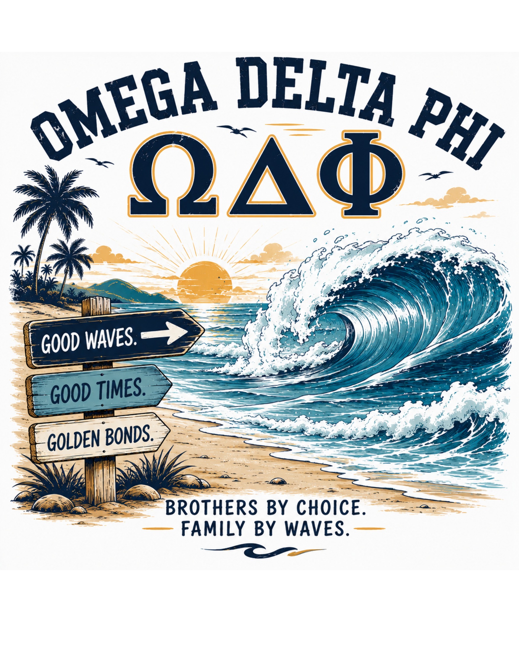 Omega Delta Phi — Brothers By Choice Family By Waves
