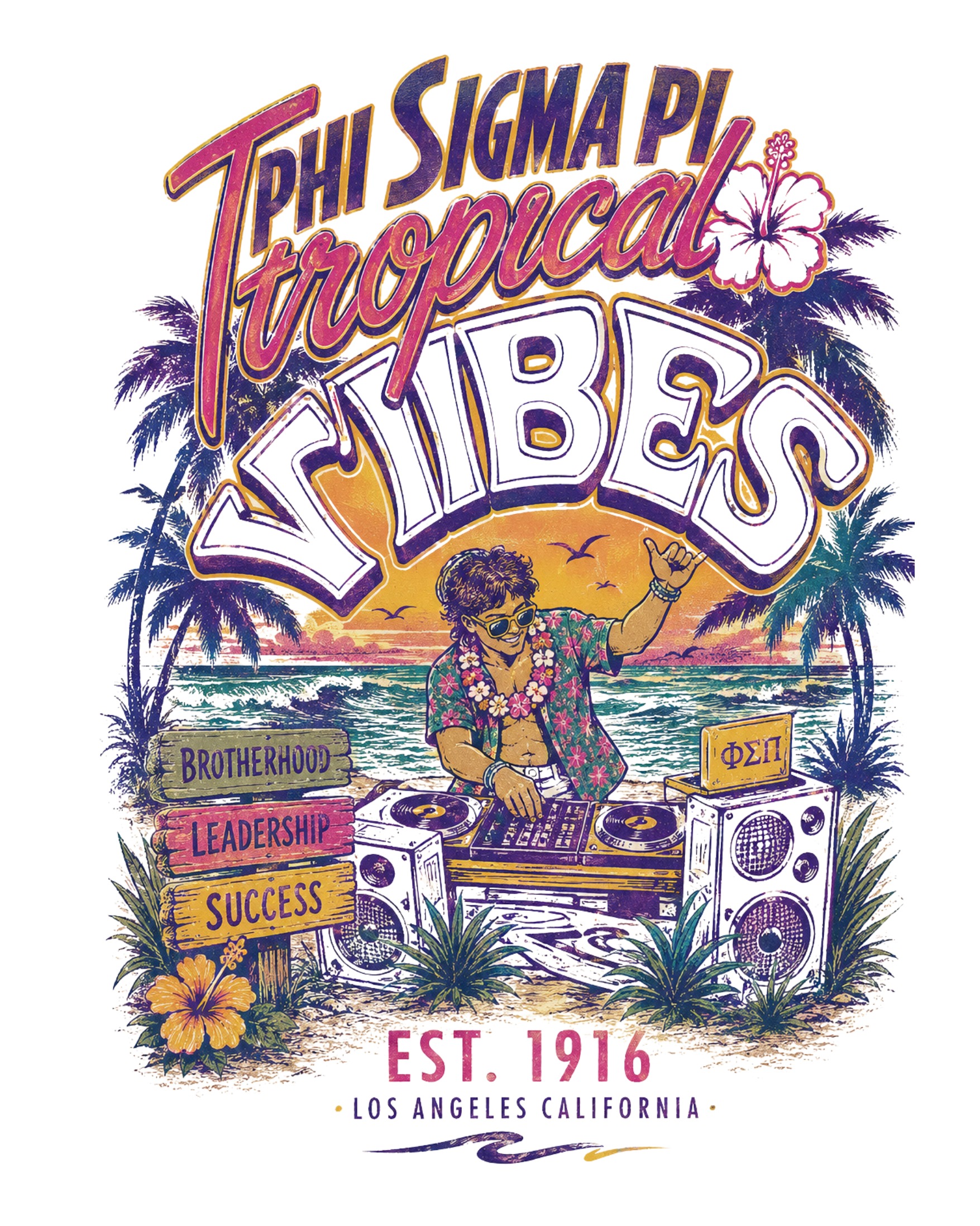 Phi Sigma Pi — Tropical Vibes