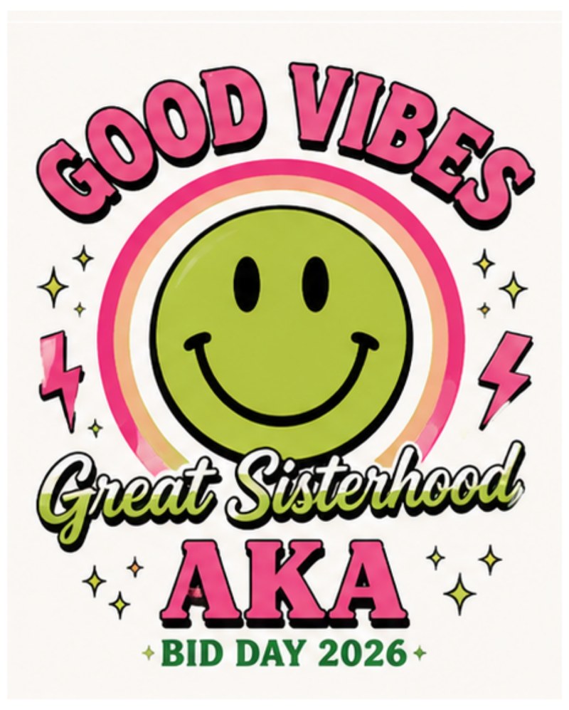 Good Vibes Great Sisterhood Bid Day 2026