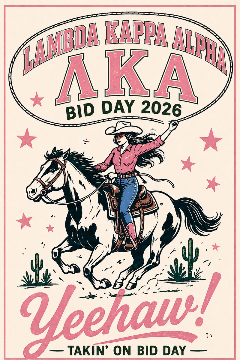 Yeehaw Cowgirl Bid Day 2026