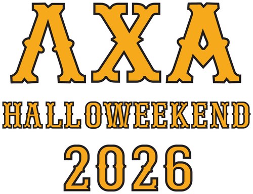 Lambda Chi Alpha — Halloweekend 2026 — left chest logo
