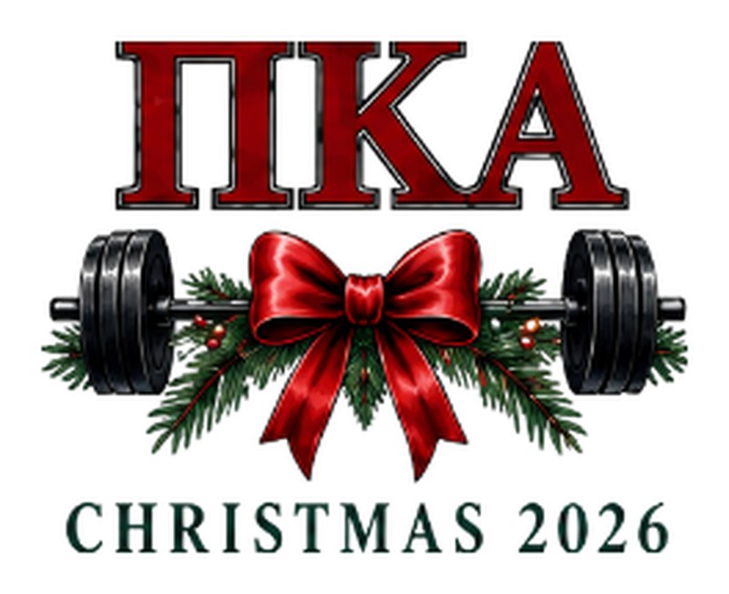 Pi Kappa Alpha — Christmas 2026 — left chest logo