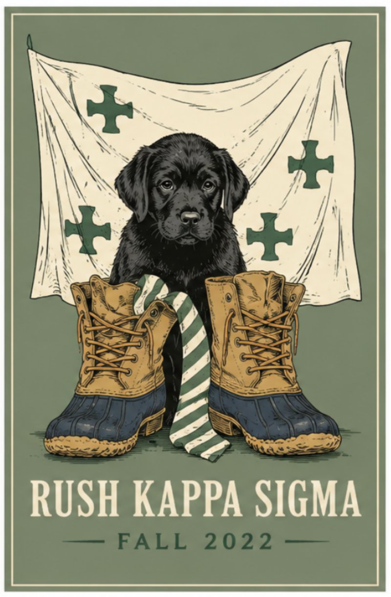 Rush Kappa Sigma — Puppy in Boots Fall 2022