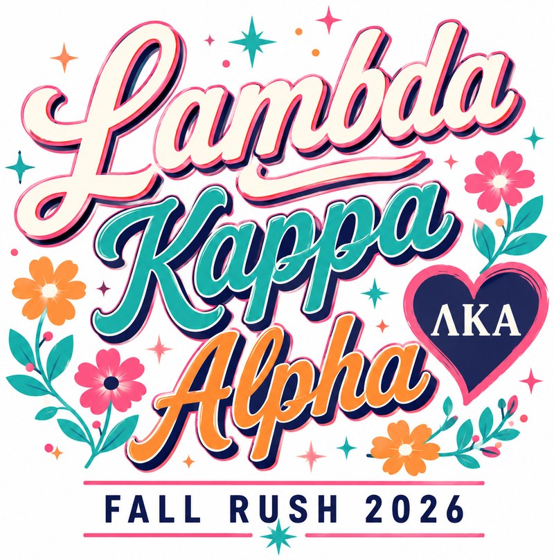 Fall Rush 2026 Floral Script