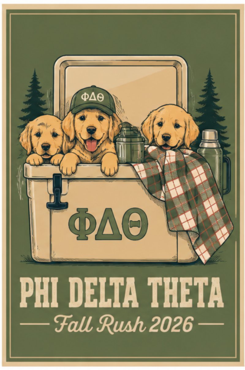 Phi Delta Theta — Puppies Camping Fall Rush 2026