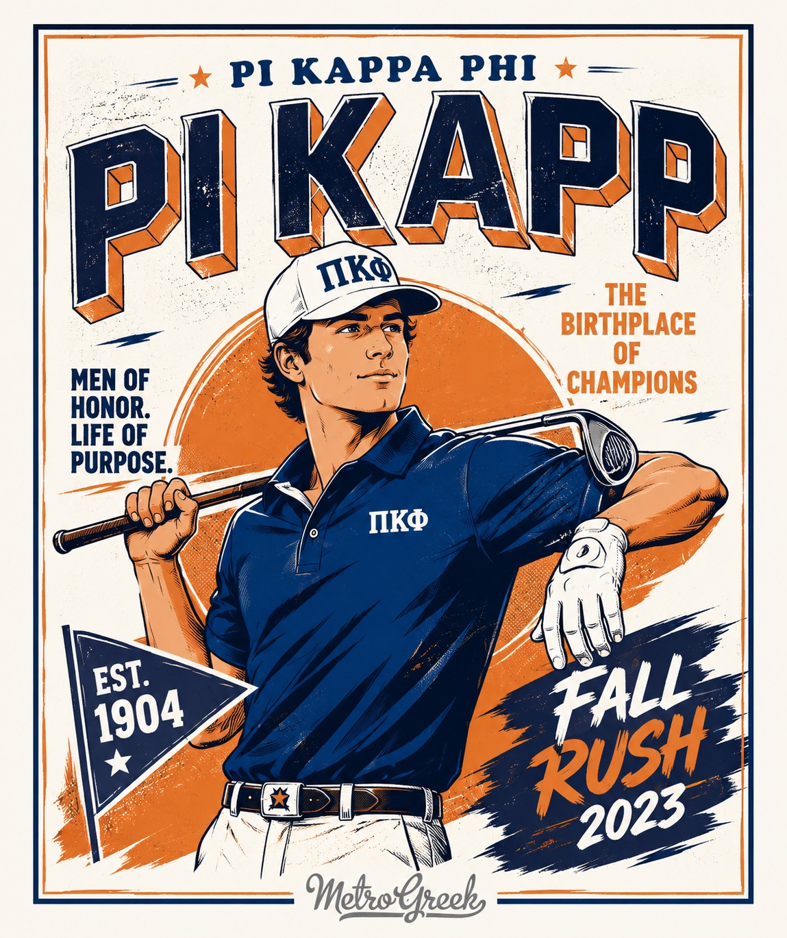 Pi Kappa Phi — Golf Fall Rush 2023 Men of Honor