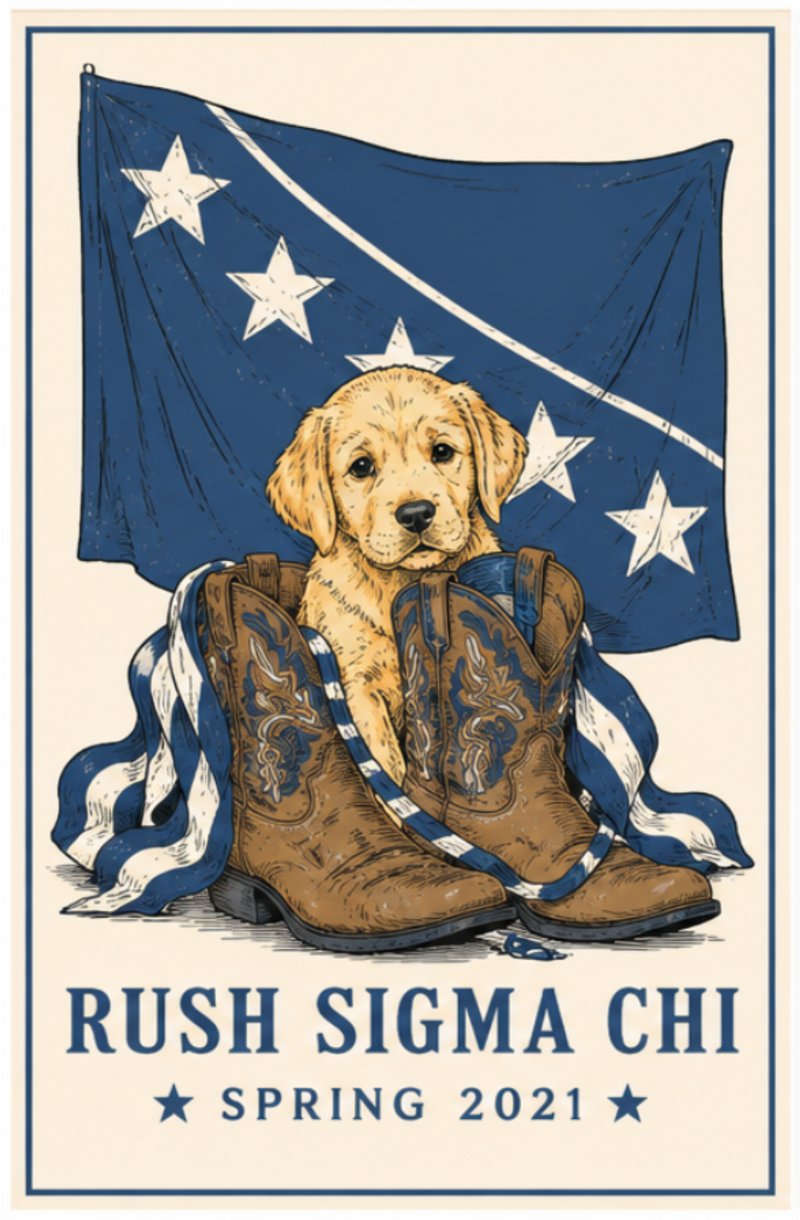 Rush Sigma Chi — Puppy in Boots Spring 2021