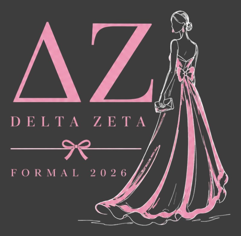Delta Zeta — Vogue Formal 2026 — left chest logo