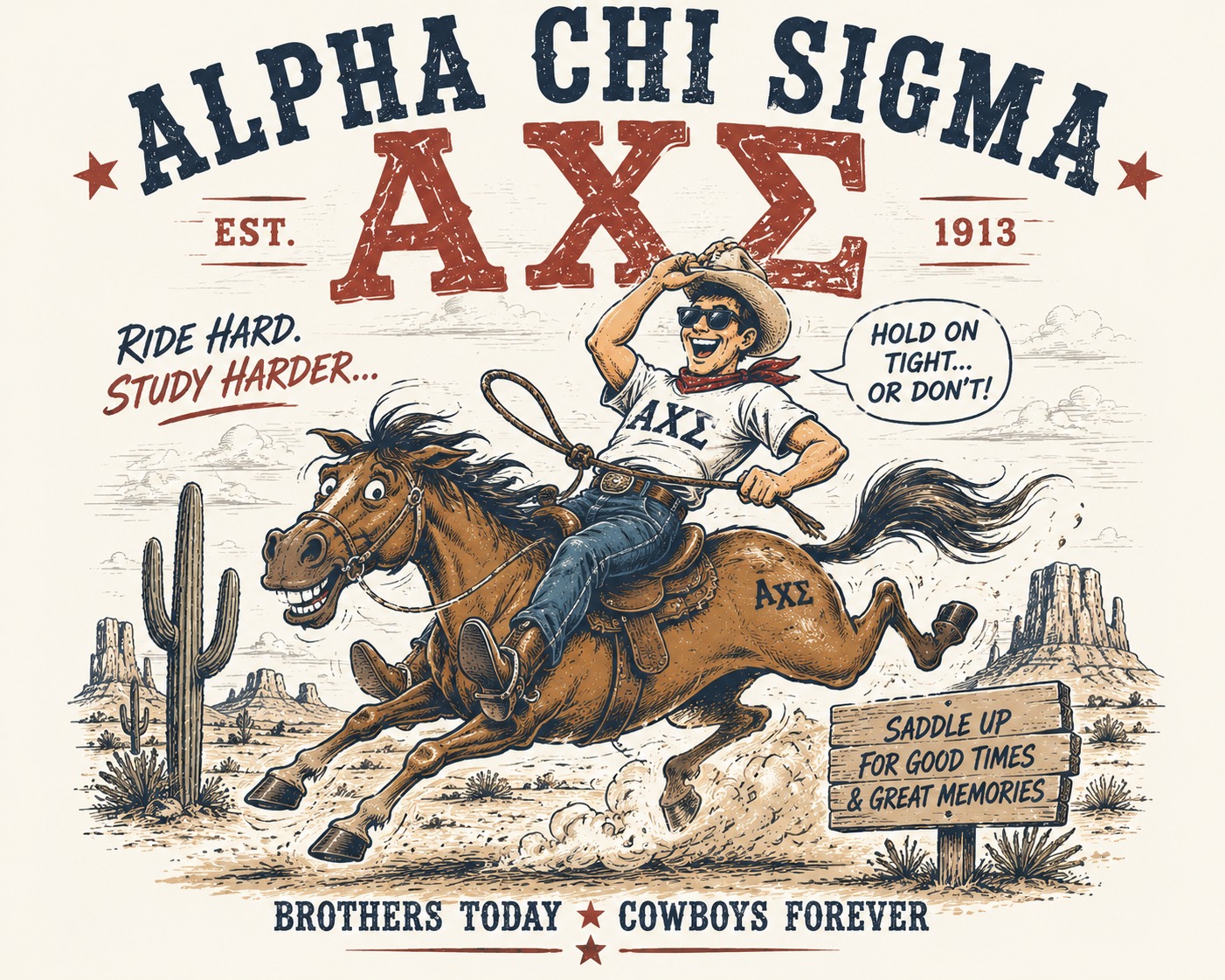 Alpha Chi Sigma — Brothers Today Cowboys Forever