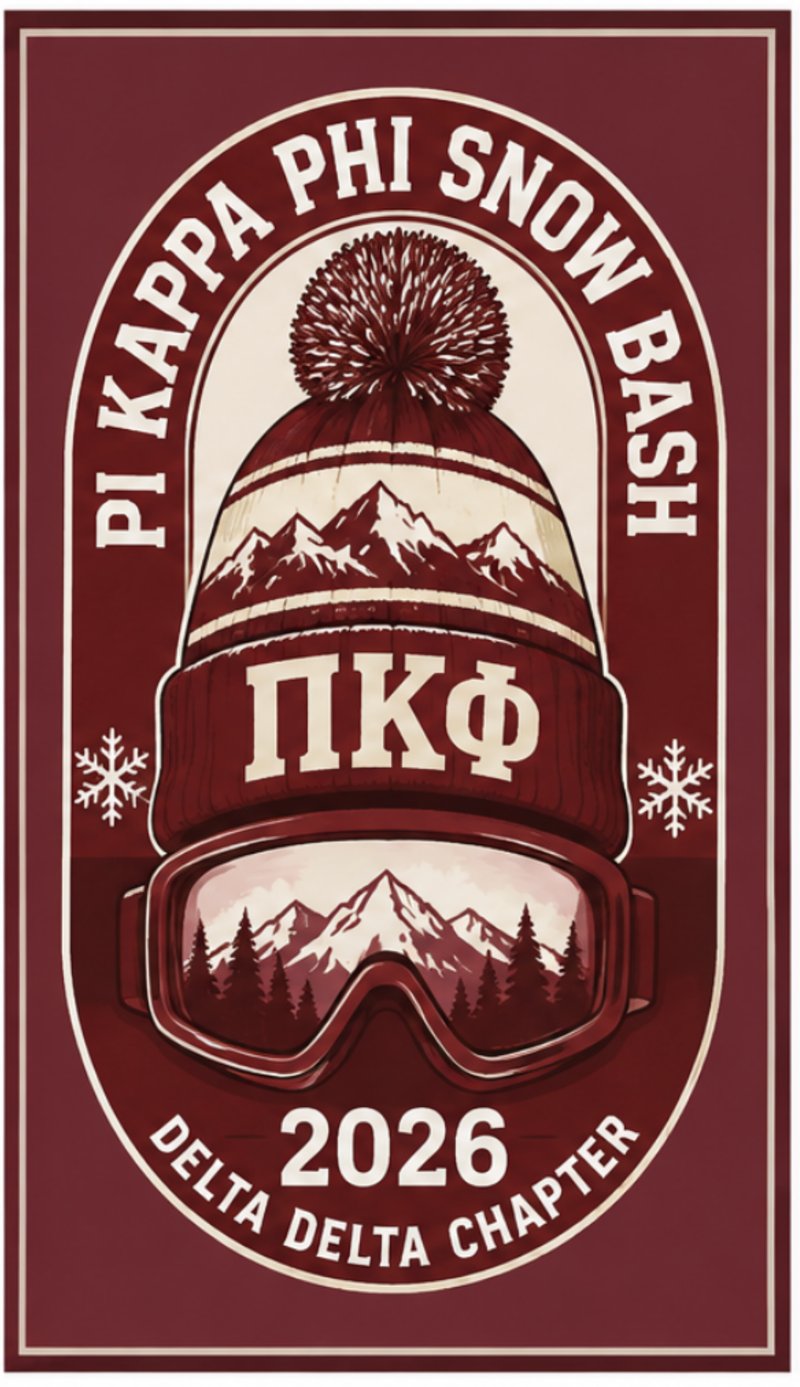 Pi Kappa Phi — Snow Bash 2026 Delta Delta Chapter